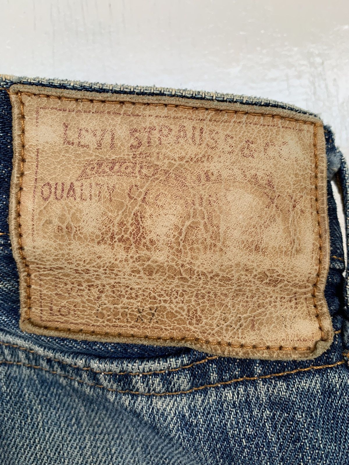 Levi's Vintage Levis 501XX Big E Selvedge Distressed Denim Size US 30 / EU 46 - 23 Thumbnail