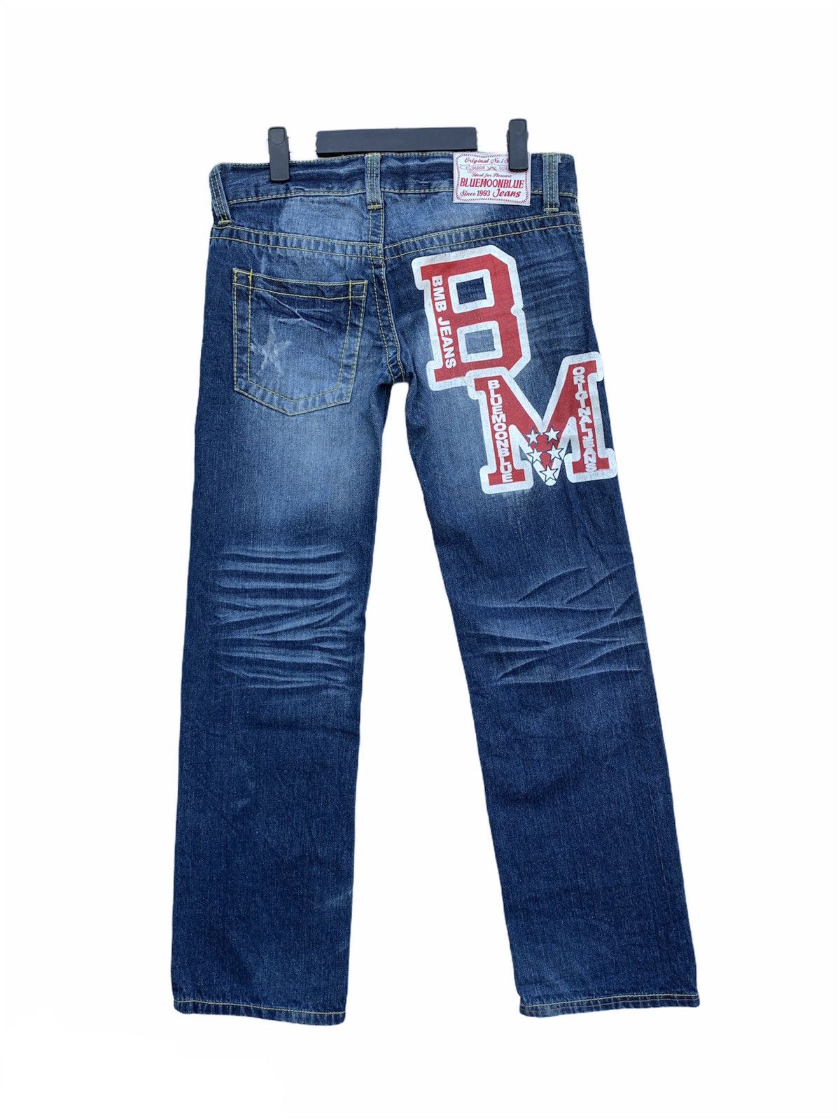 Japanese Brand X Blue Moon Blue painter Jeans