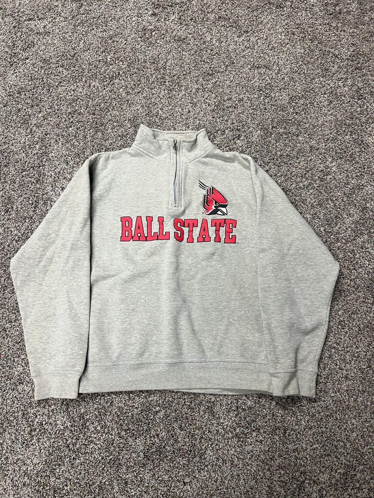 Vintage Vintage Ball State University Quarter Zip Grailed