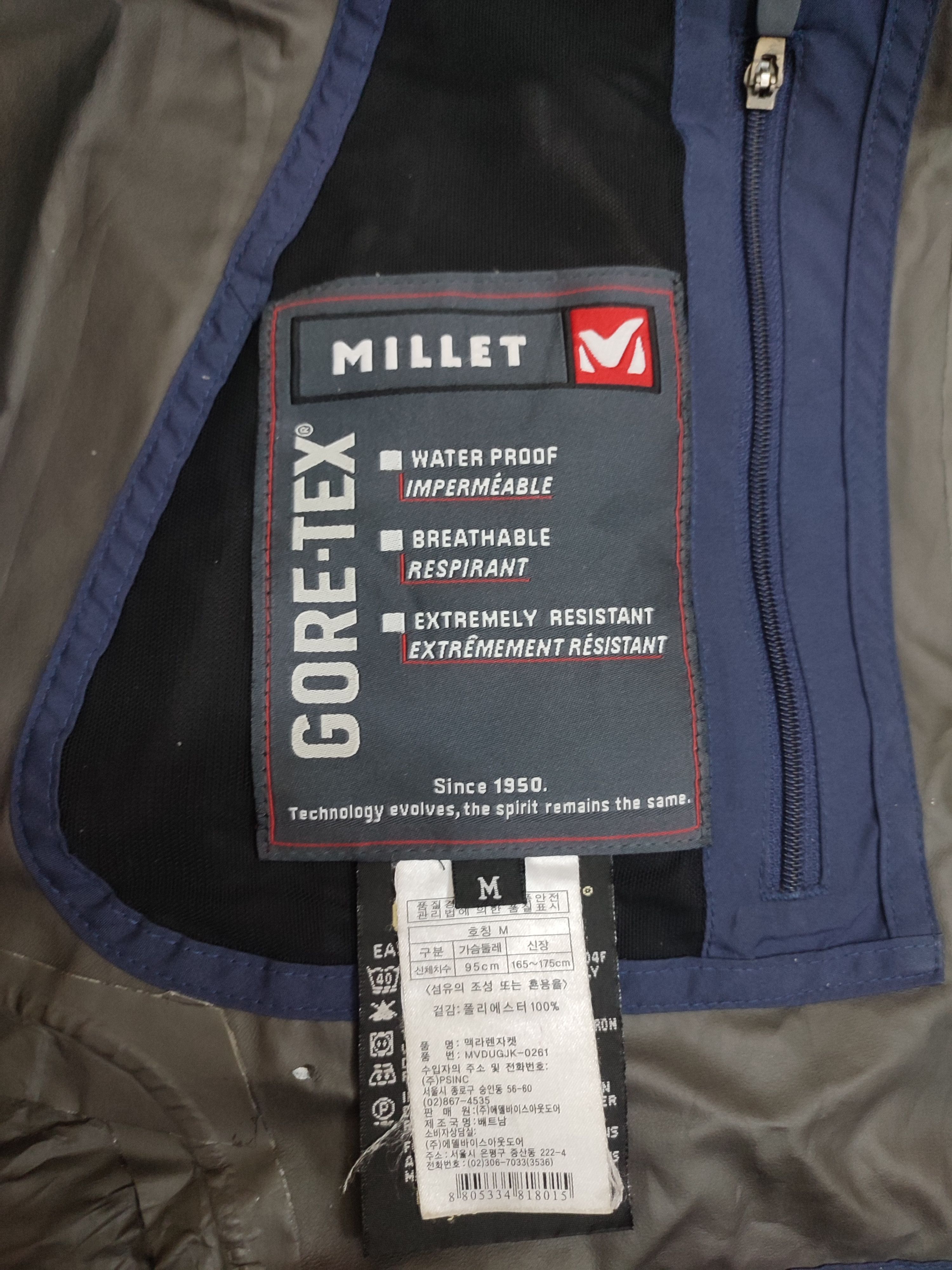 Goretex Gore-Tex Millet Windbreaker Vintage Size US M / EU 48-50 / 2 - 6 Thumbnail