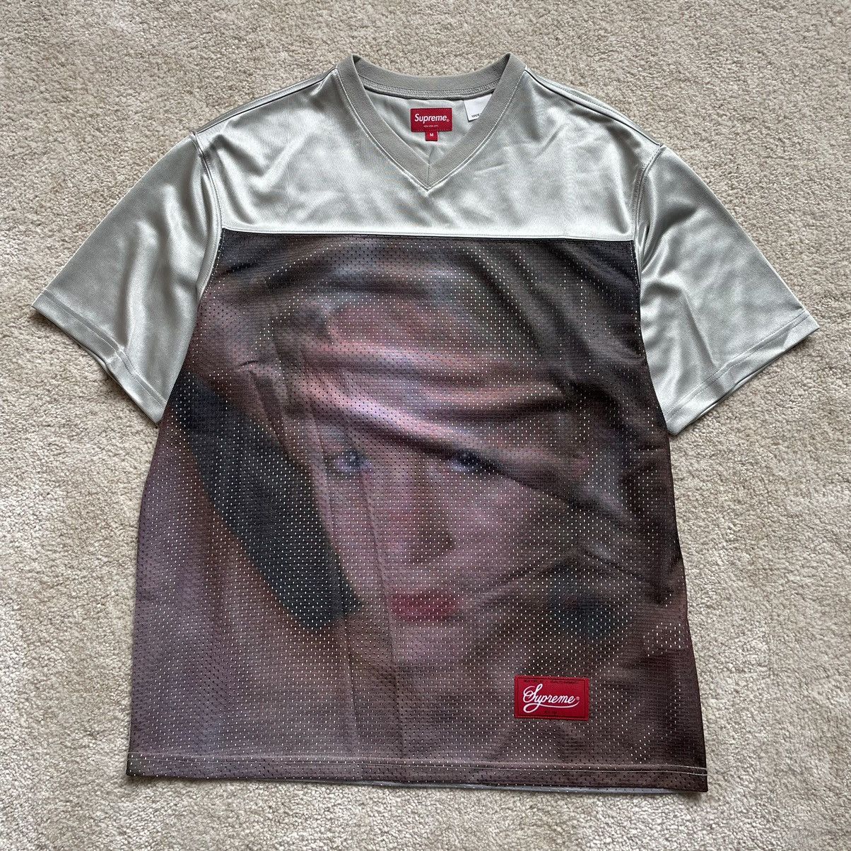 SUPREME 'BLANK' FOOTBALL JERSEY - SILVER