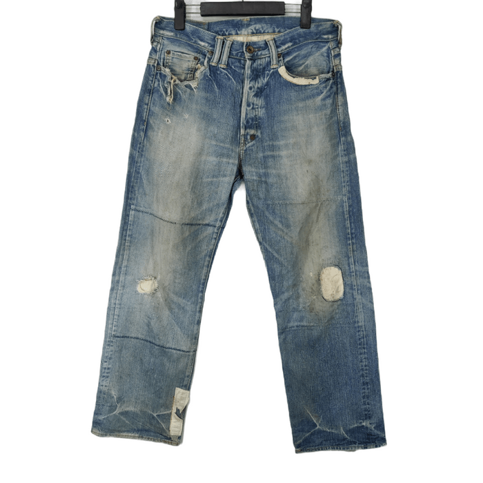 Anachronorm Japanese Brand Anachronorm Patch Work Distressed Denim