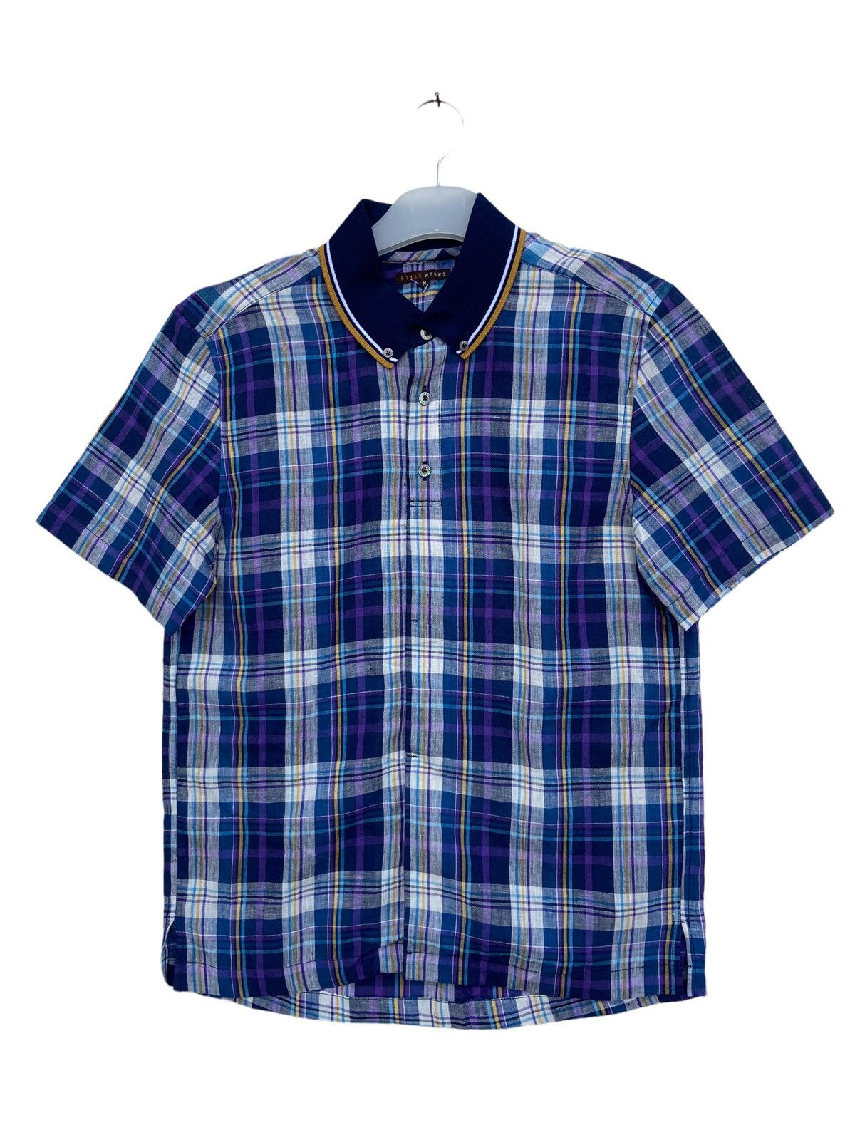 Baracuta Baracuta Style Work Linen Shirt Size US M / EU 48-50 / 2 - 1 Thumbnail