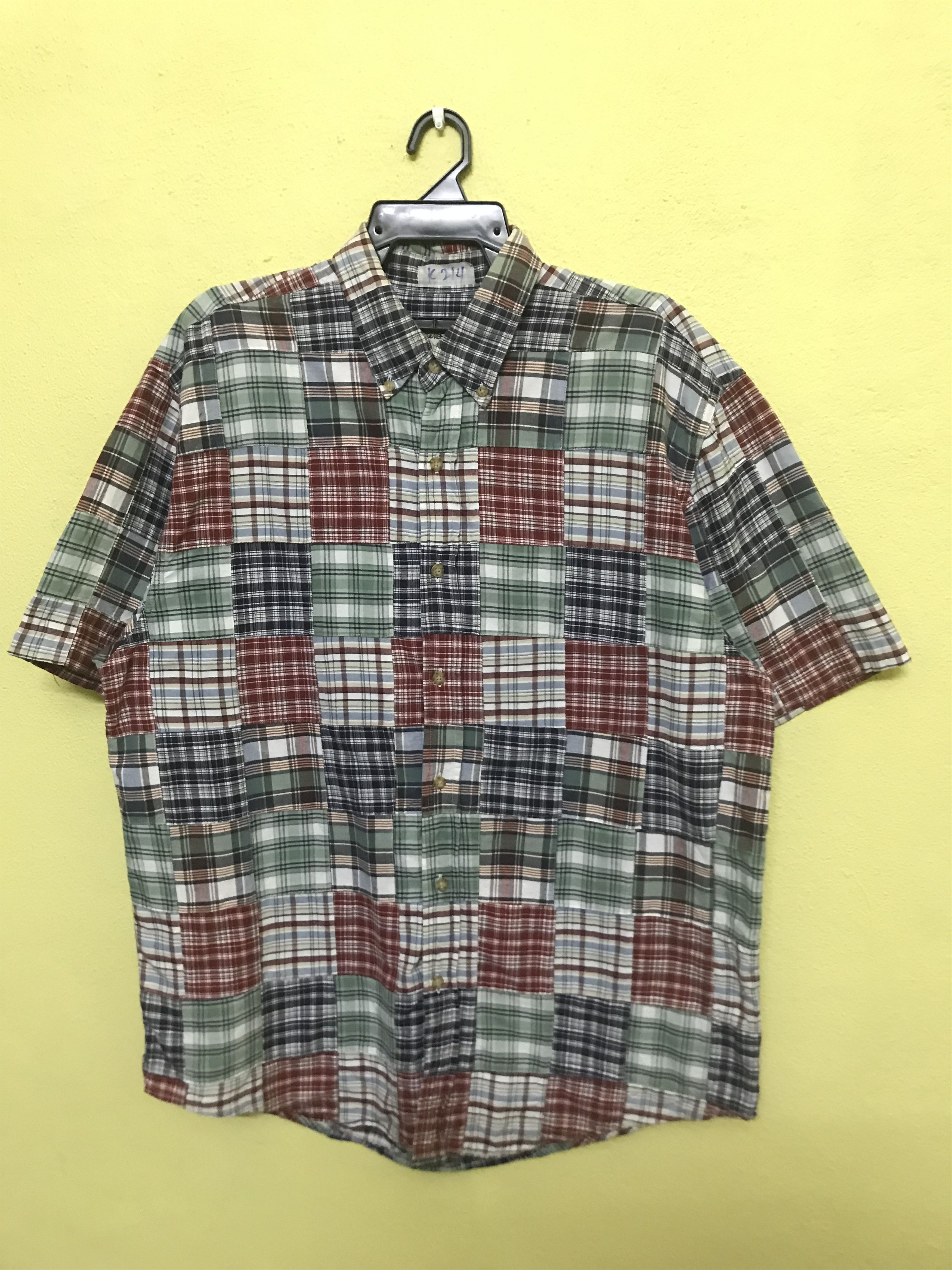Eddie Bauer EDDIE BAUER PATCHWORK SHIRT Size US XL / EU 56 / 4 - 3 Thumbnail