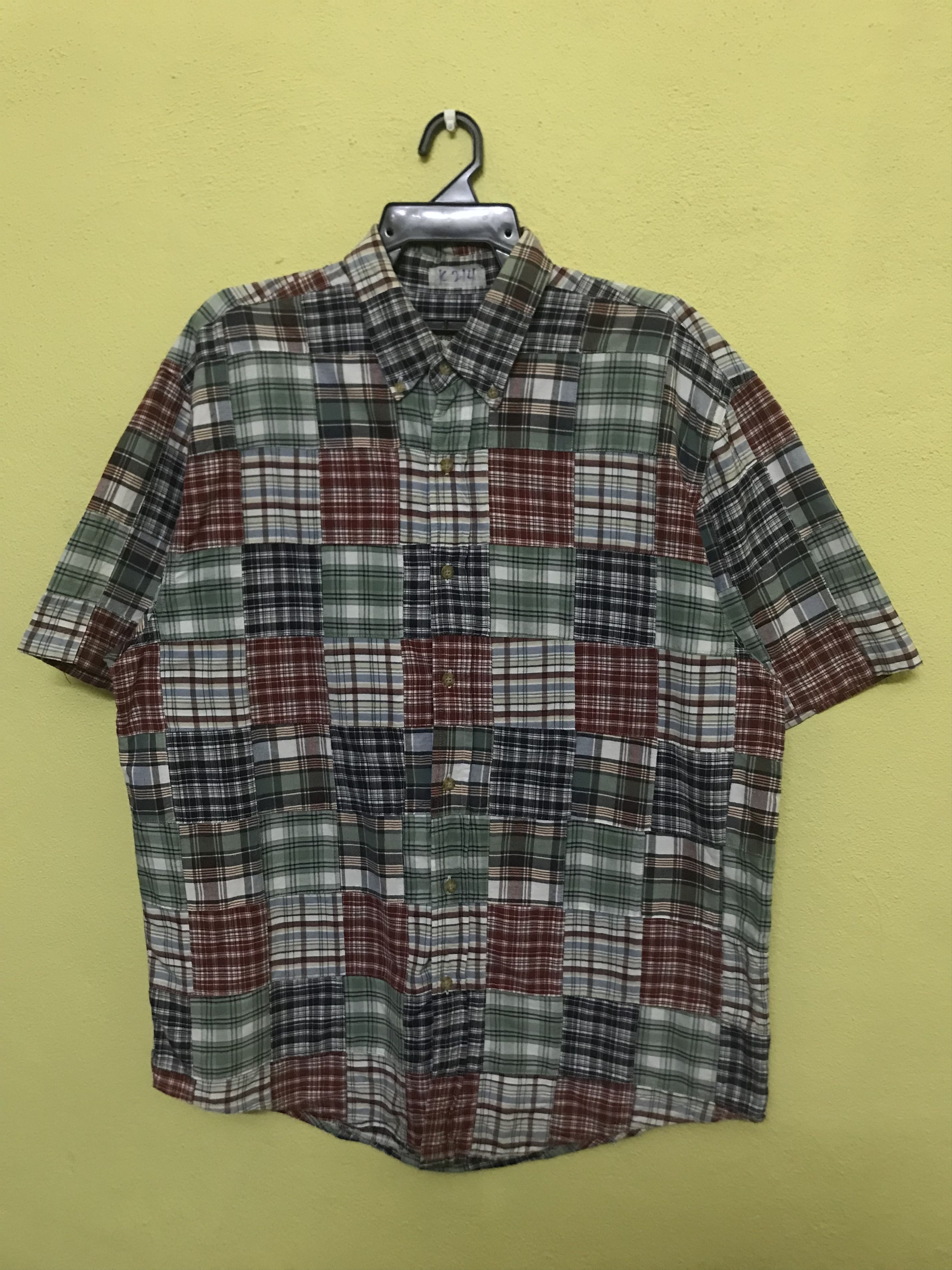 Eddie Bauer EDDIE BAUER PATCHWORK SHIRT Size US XL / EU 56 / 4 - 1 Thumbnail
