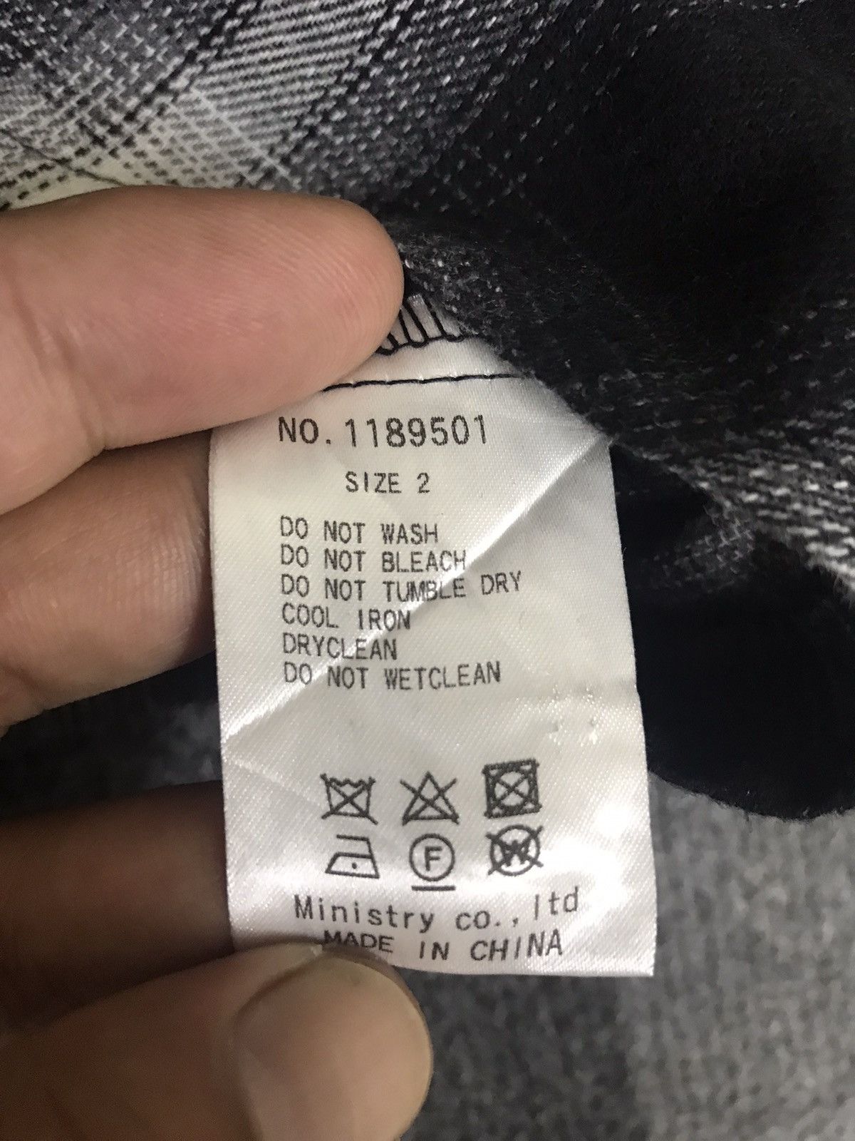 Japanese Brand × Seditionaries CANDY STRIPPER Japan Shadow Plaid Gothic Emo Parka Size US M / EU 48-50 / 2 - 13 Thumbnail