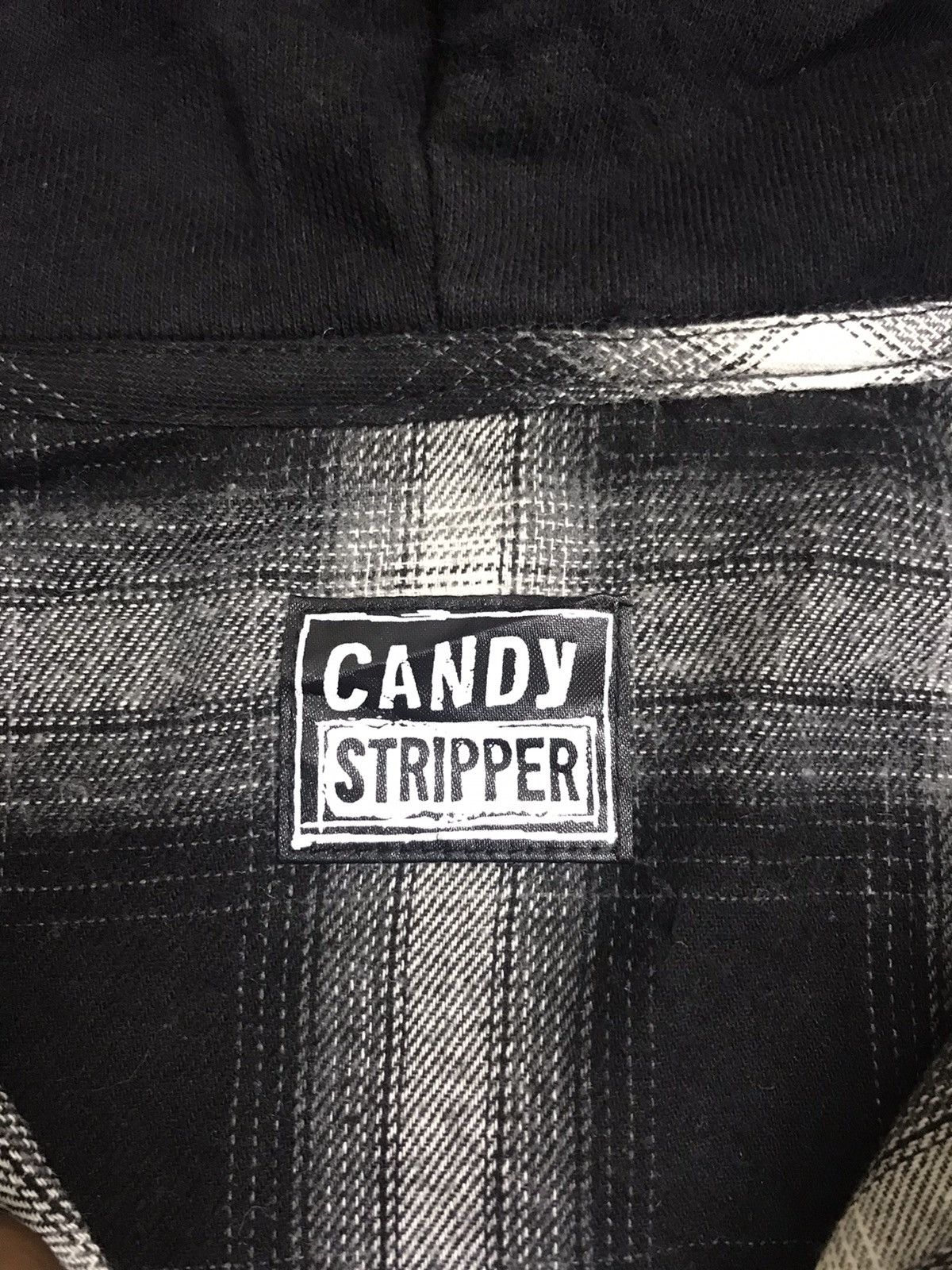 Japanese Brand × Seditionaries CANDY STRIPPER Japan Shadow Plaid Gothic Emo Parka Size US M / EU 48-50 / 2 - 8 Thumbnail