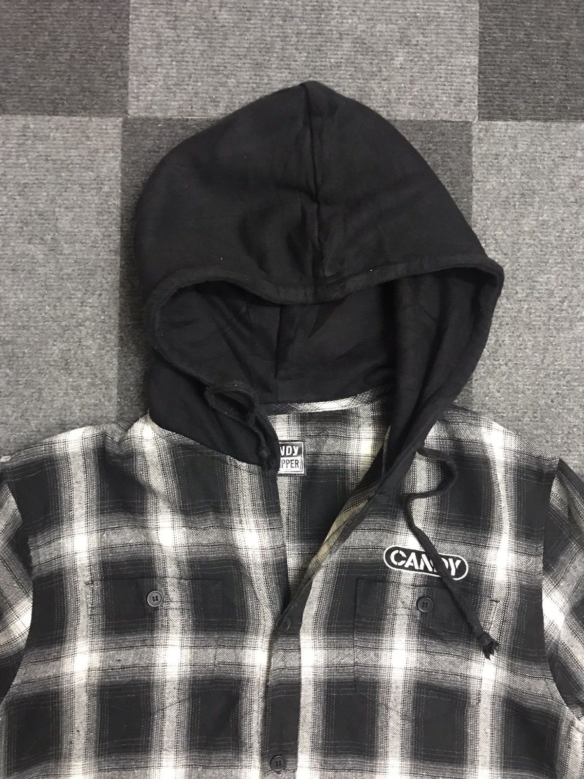 Japanese Brand × Seditionaries CANDY STRIPPER Japan Shadow Plaid Gothic Emo Parka Size US M / EU 48-50 / 2 - 2 Thumbnail