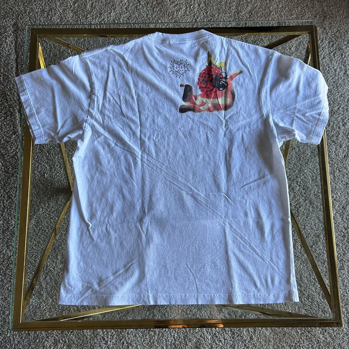 Drain Gang BLADEE SPiDERR TEE WHiTE Made in USA Size US L / EU 52-54 / 3 - 11 Thumbnail