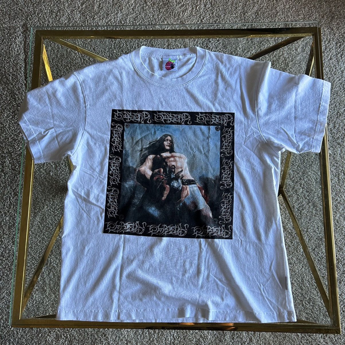 Drain Gang BLADEE SPiDERR TEE WHiTE Made in USA Size US L / EU 52-54 / 3 - 9 Thumbnail