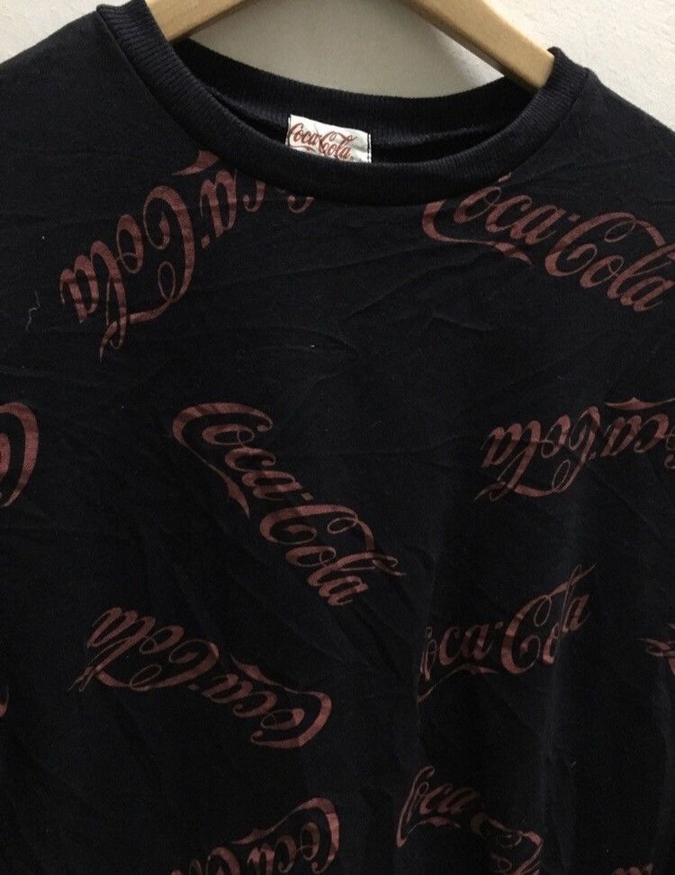 Vintage Vintage Coca cola Full Print cropped Sweatshirt Size US S / EU 44-46 / 1 - 3 Thumbnail