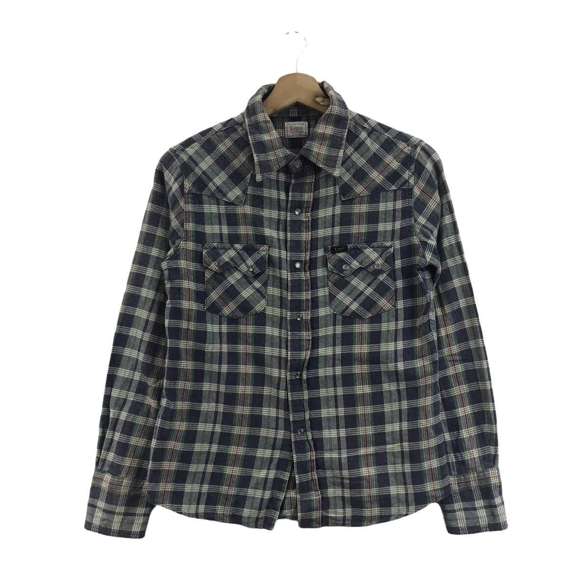 Lee LEE WESTERN WEAR Snap Button Flannel Check TartanShirt Union Size US M / EU 48-50 / 2 - 1 Thumbnail