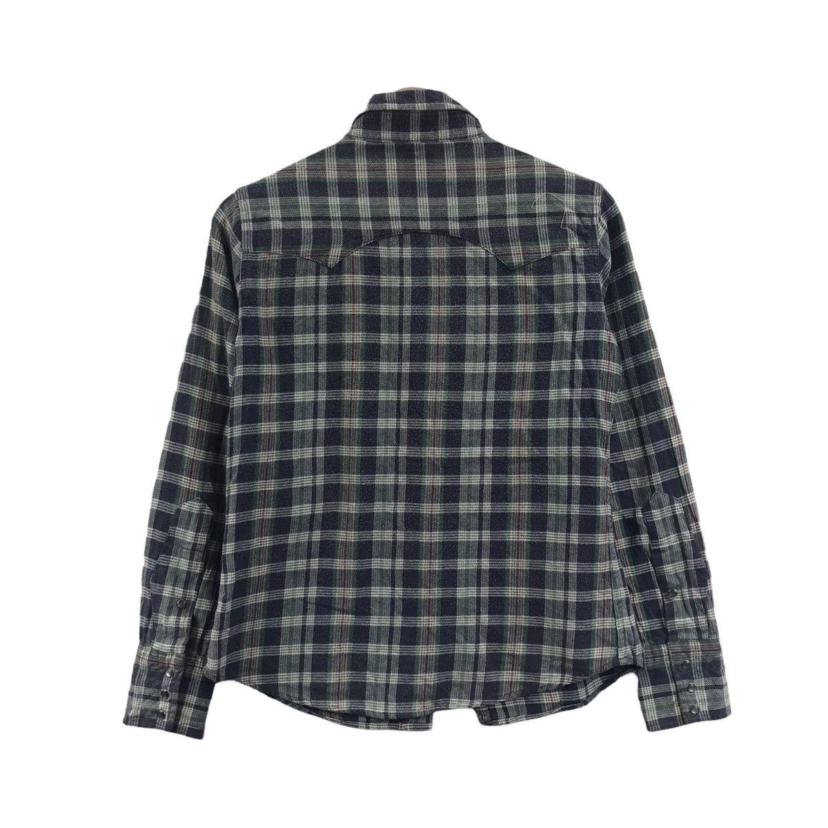 Lee LEE WESTERN WEAR Snap Button Flannel Check TartanShirt Union Size US M / EU 48-50 / 2 - 8 Thumbnail
