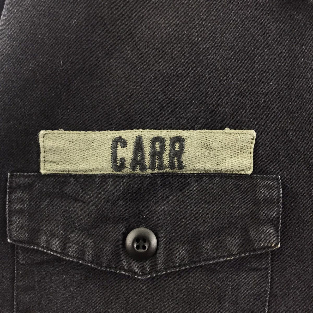 Vintage US ARMY CARR Backers Company Black Jeans Jacket Size US L / EU 52-54 / 3 - 4 Thumbnail