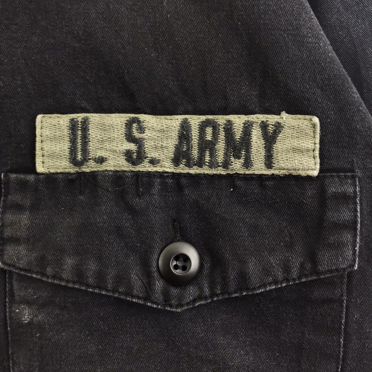 Vintage US ARMY CARR Backers Company Black Jeans Jacket Size US L / EU 52-54 / 3 - 3 Thumbnail