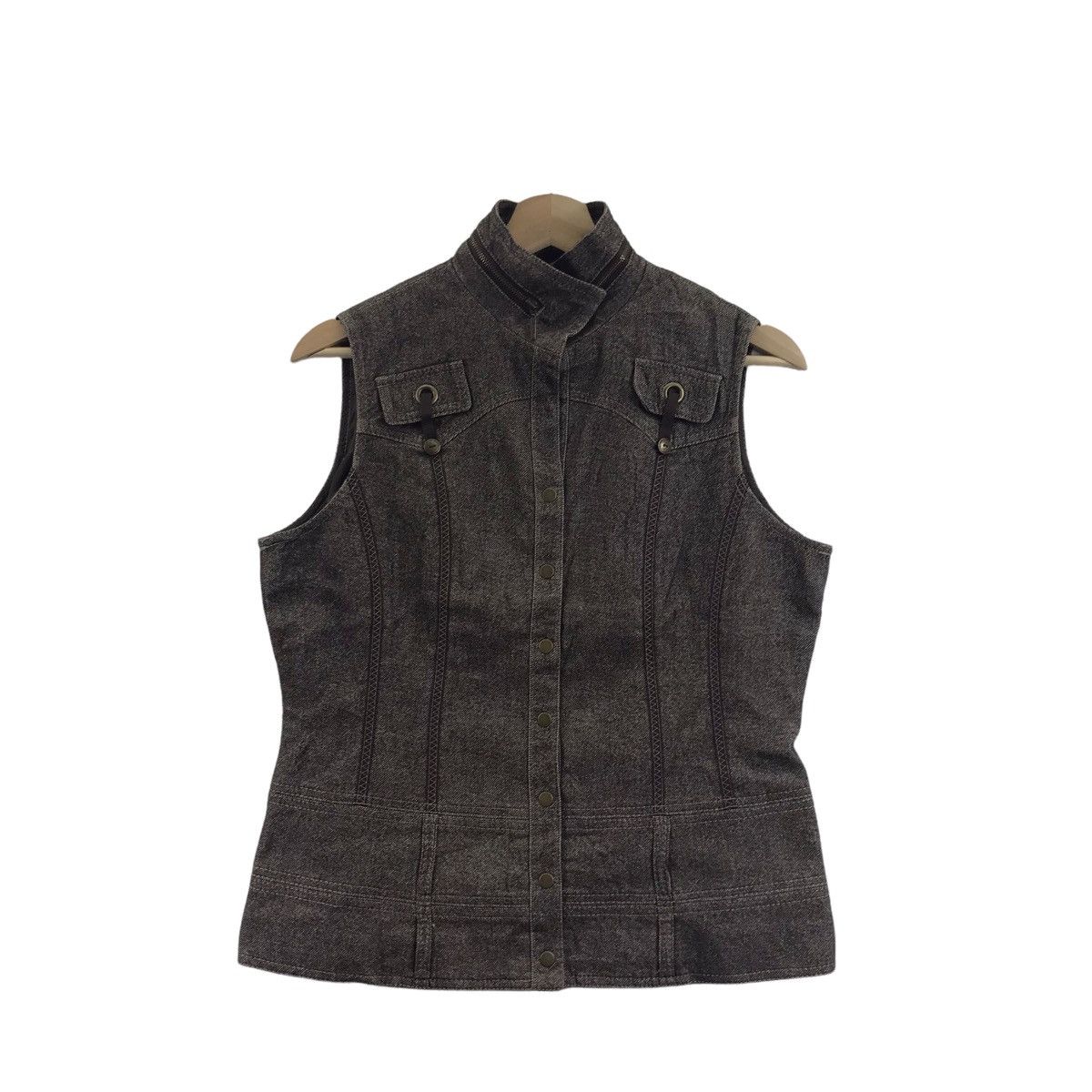 Kansai Yamamoto KANSAI YAMAMOTO BIS Japanese Brand Jeans Vest Jacket Size US S / EU 44-46 / 1 - 1 Thumbnail