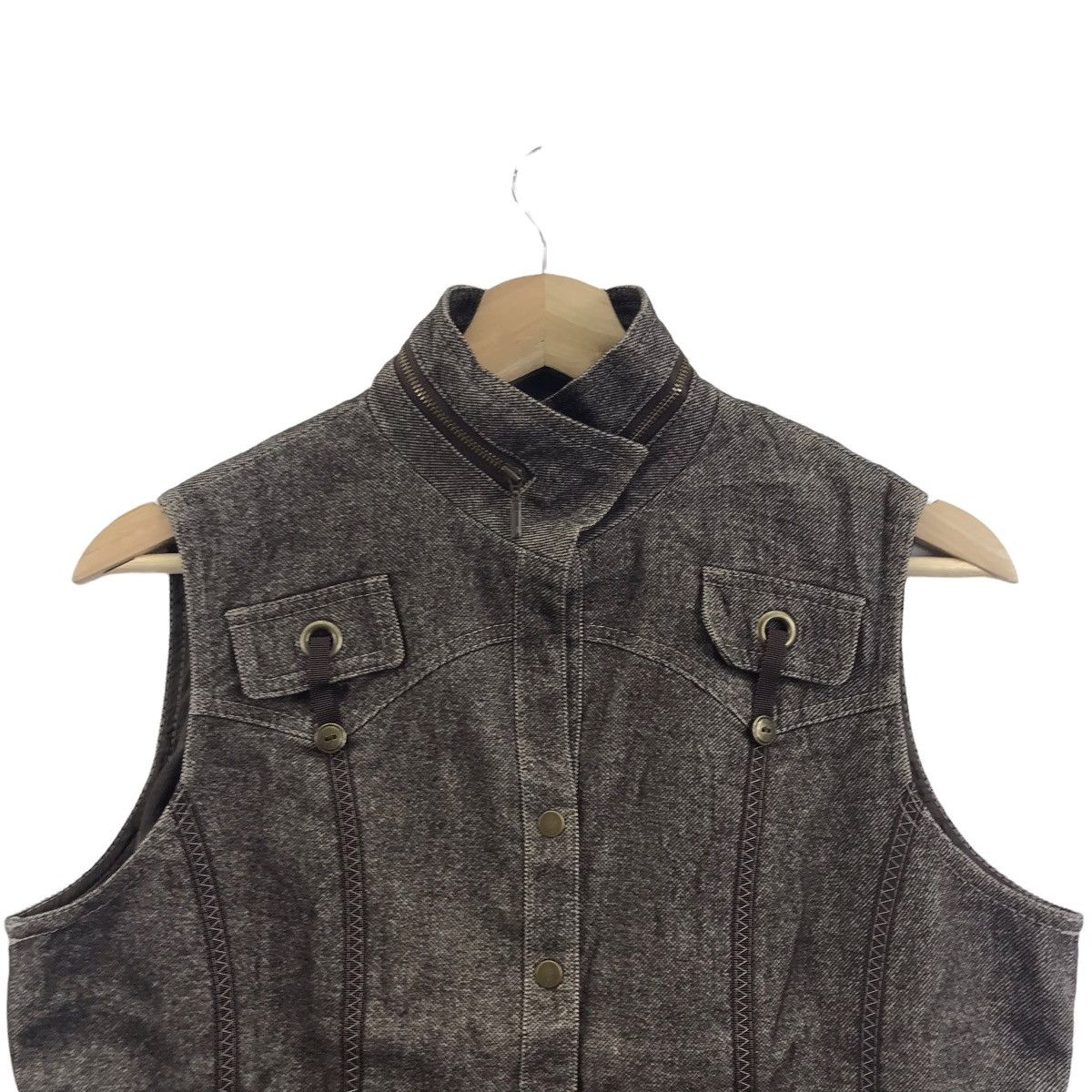 Kansai Yamamoto KANSAI YAMAMOTO BIS Japanese Brand Jeans Vest Jacket Size US S / EU 44-46 / 1 - 2 Thumbnail