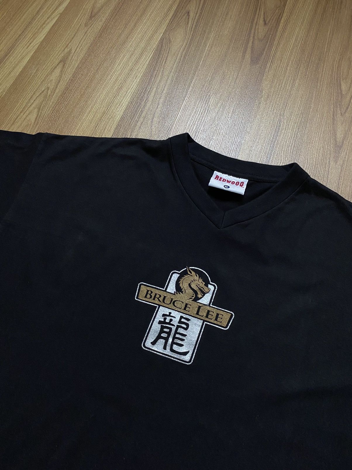 Vintage Vintage Bruce Lee The Dragon T Shirt Tee The Crown Chan Size US XL / EU 56 / 4 - 2 Thumbnail