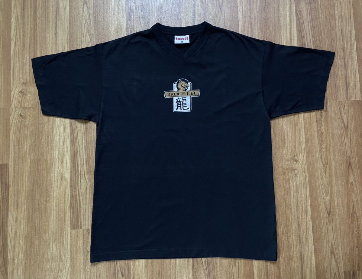 Vintage Vintage Bruce Lee The Dragon T Shirt Tee The Crown Chan Size US XL / EU 56 / 4 - 1 Thumbnail