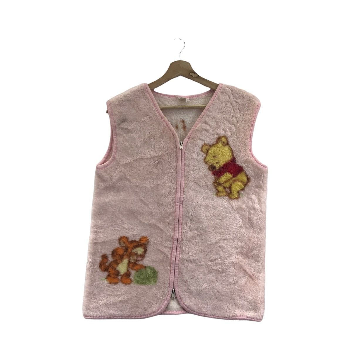 Disney WINNIE POOH DISNEY Cartoon Animation Vest Fleece Wear Size US S / EU 44-46 / 1 - 3 Thumbnail