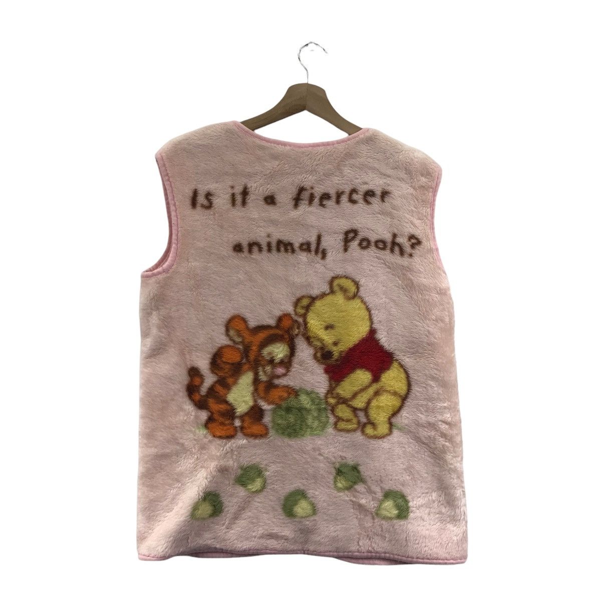 Disney WINNIE POOH DISNEY Cartoon Animation Vest Fleece Wear Size US S / EU 44-46 / 1 - 1 Thumbnail