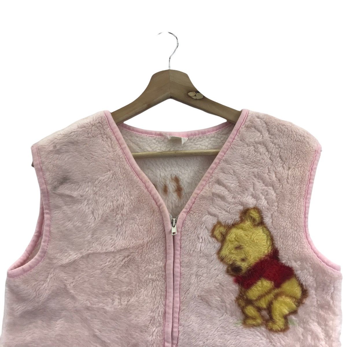 Disney WINNIE POOH DISNEY Cartoon Animation Vest Fleece Wear Size US S / EU 44-46 / 1 - 4 Thumbnail