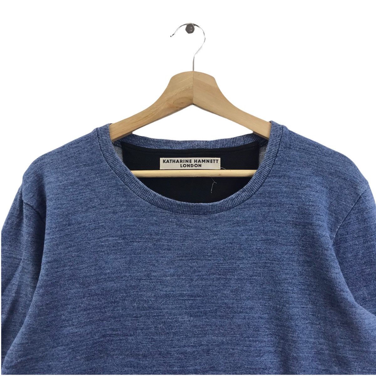 Katharine Hamnett London KATHARINE HAMNETT LONDON English Designer Blue Sweatshirt Size US L / EU 52-54 / 3 - 2 Thumbnail