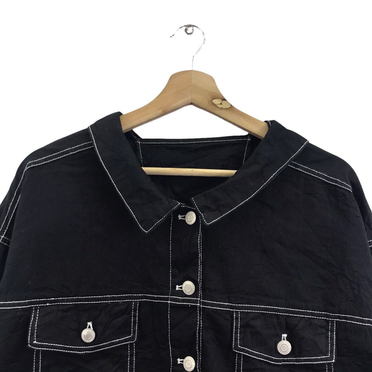 Japanese Brand JAPANESE BRAND Stitches Fancy Bondage Punk Black Jeans Denim Size US L / EU 52-54 / 3 - 2 Thumbnail