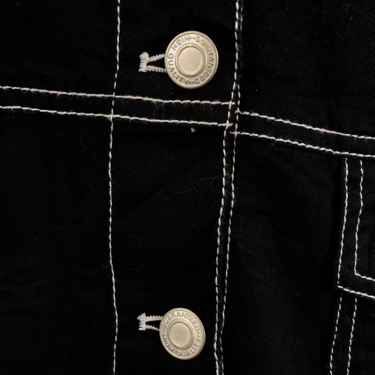 Japanese Brand JAPANESE BRAND Stitches Fancy Bondage Punk Black Jeans Denim Size US L / EU 52-54 / 3 - 3 Thumbnail