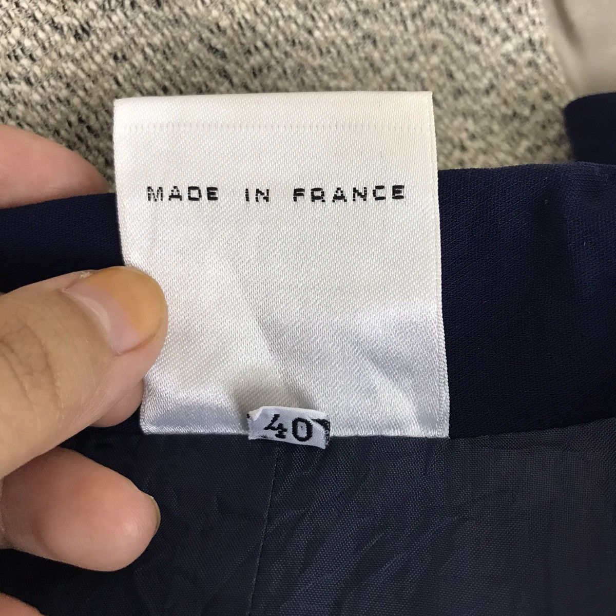 Vintage ANGELO TARLAZZI PARIS French Designer Blue Coat Jacket Size US S / EU 44-46 / 1 - 5 Thumbnail