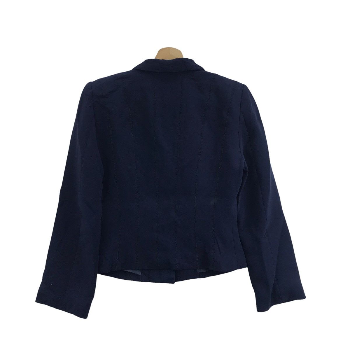 Vintage ANGELO TARLAZZI PARIS French Designer Blue Coat Jacket Size US S / EU 44-46 / 1 - 7 Thumbnail