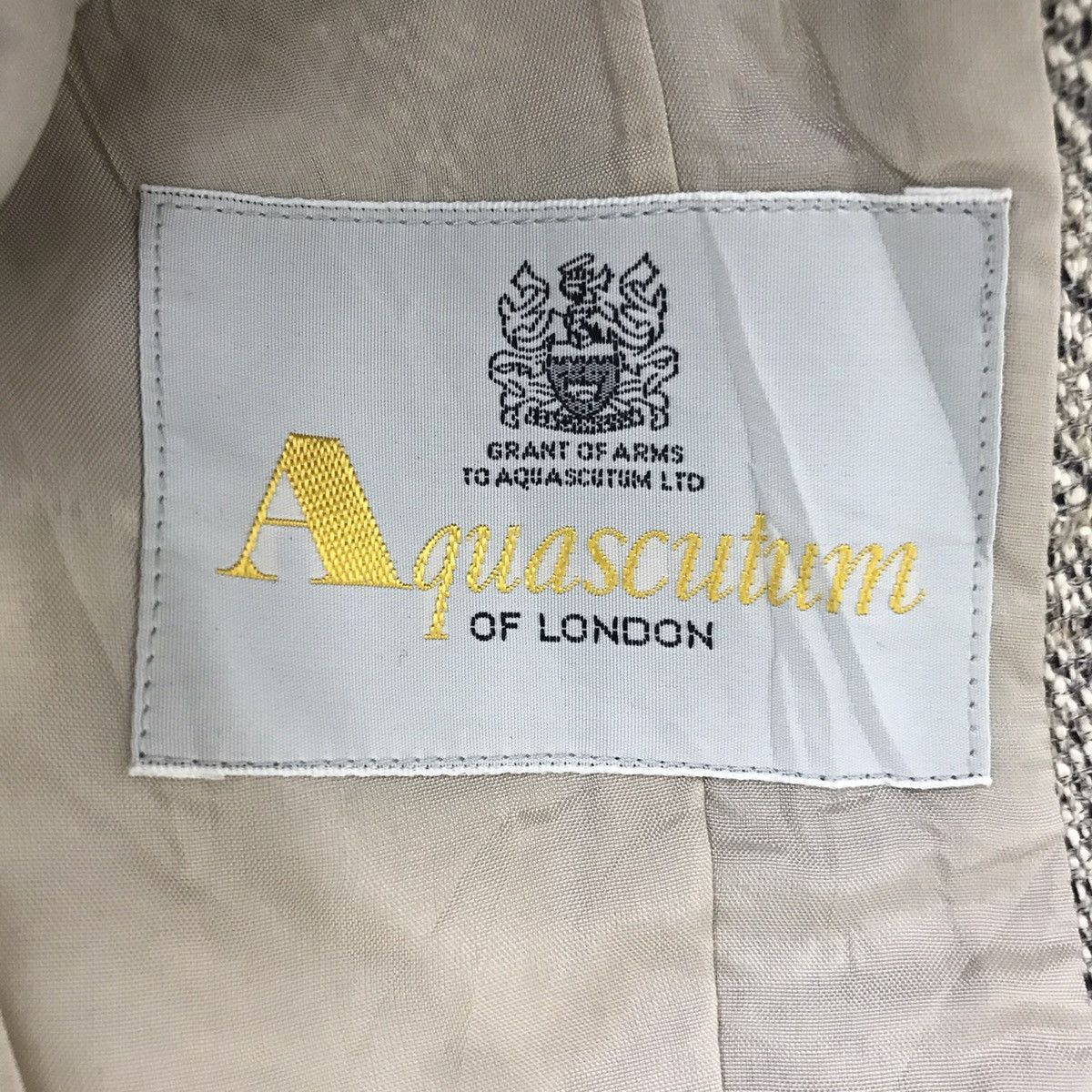 Aquascutum AQUASCUTUM British Brand Sand Wool Blazer Coat Jacket Size US S / EU 44-46 / 1 - 5 Thumbnail