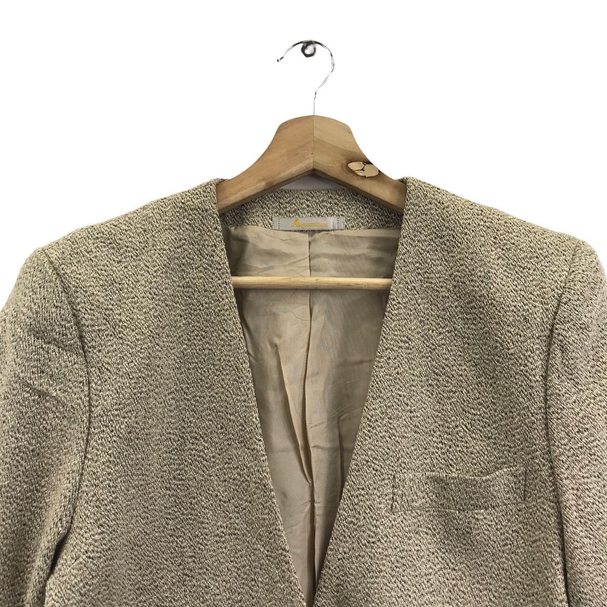 Aquascutum AQUASCUTUM British Brand Sand Wool Blazer Coat Jacket Size US S / EU 44-46 / 1 - 2 Thumbnail