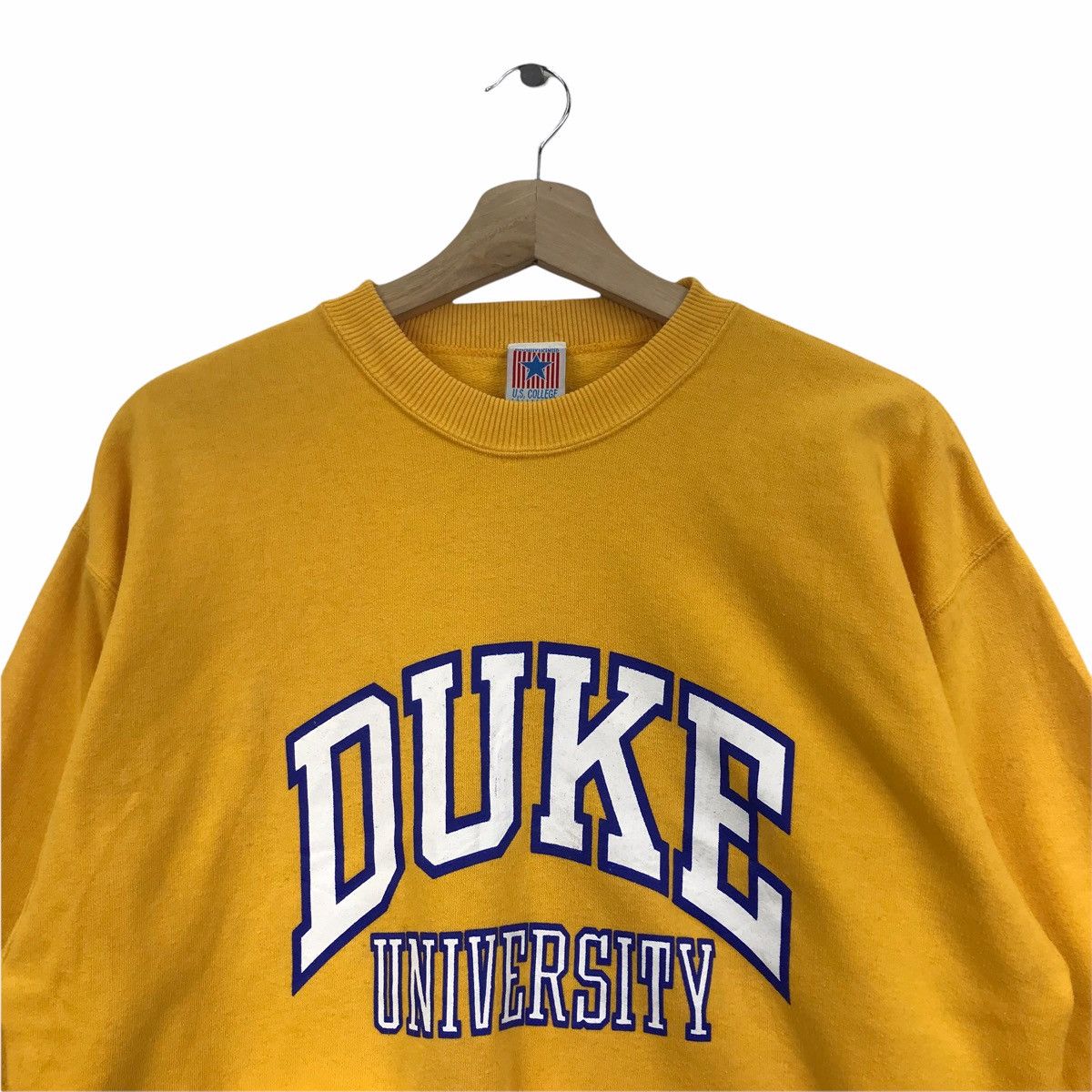 Vintage DUKE UNIVERSITY College Graduation Gift Yellow Sweatshirt Size US S / EU 44-46 / 1 - 2 Thumbnail