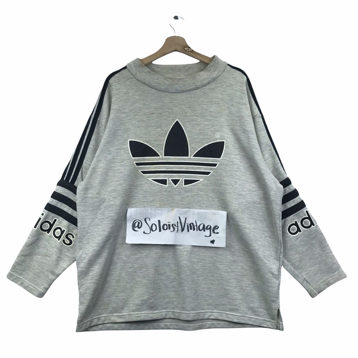 Adidas Vintage ADIDAS TREFOIL 3 Stripes Sportswear Sweatshirt Size US L / EU 52-54 / 3 - 1 Thumbnail