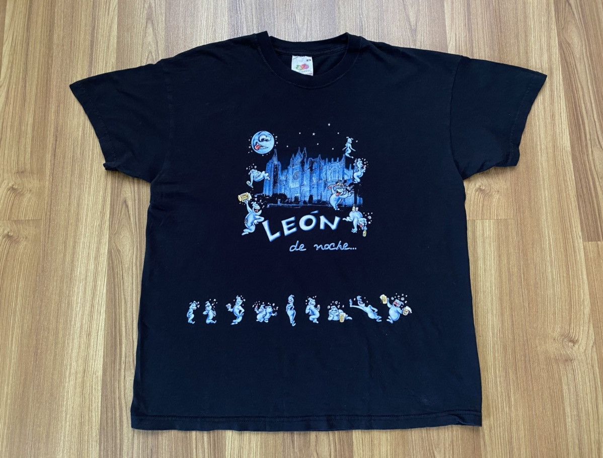 Cartoon Network Vintage Y2K Casper Leon Friendly T Shirt Movie Tee Mask Size US M / EU 48-50 / 2 - 1 Thumbnail