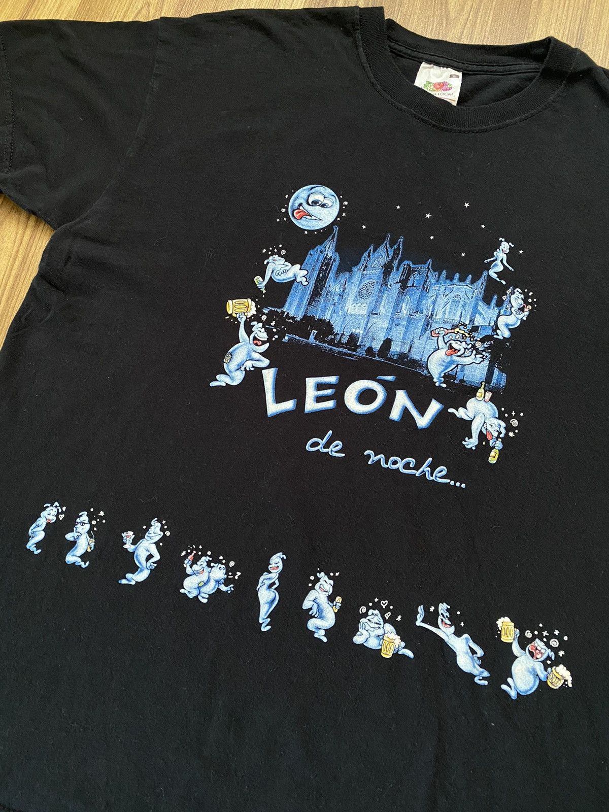 Cartoon Network Vintage Y2K Casper Leon Friendly T Shirt Movie Tee Mask Size US M / EU 48-50 / 2 - 2 Thumbnail