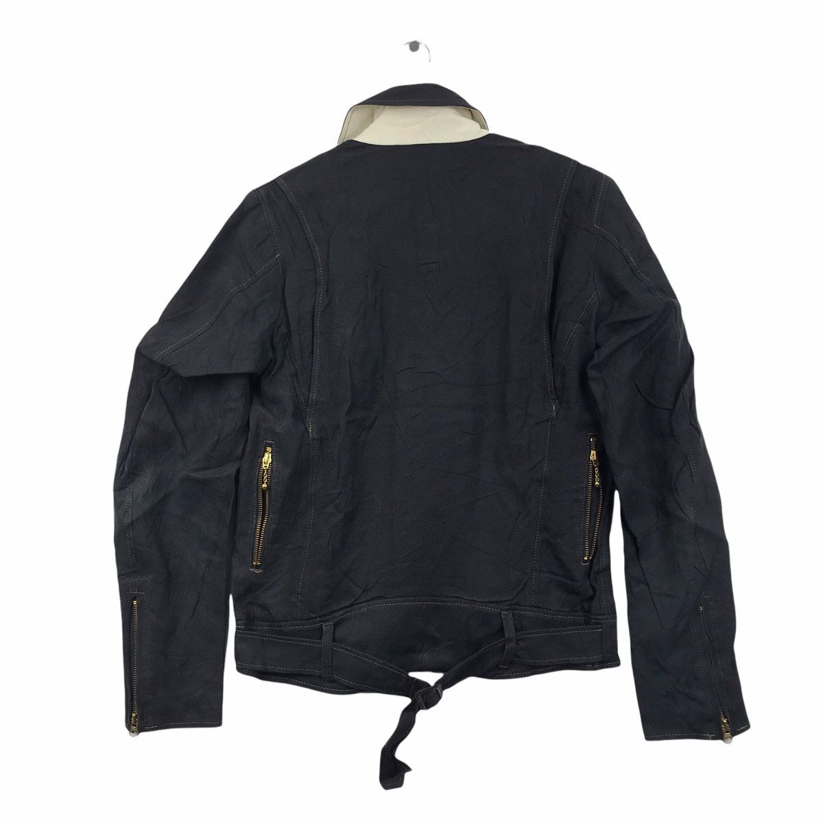 ADAM ET ROPE ADAM ET ROPE Rider Bike Double Colar Jeans Jacket Size US S / EU 44-46 / 1 - 7 Thumbnail