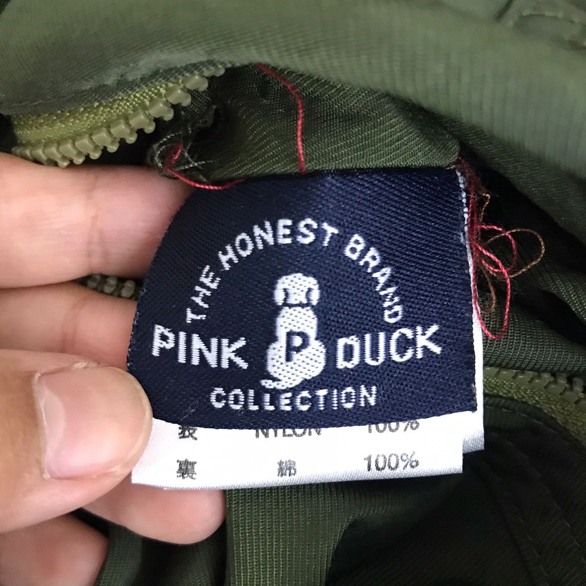 Vintage PINK DUCK COLLECTION Embroidered Bomber Jacket Size US M / EU 48-50 / 2 - 4 Thumbnail