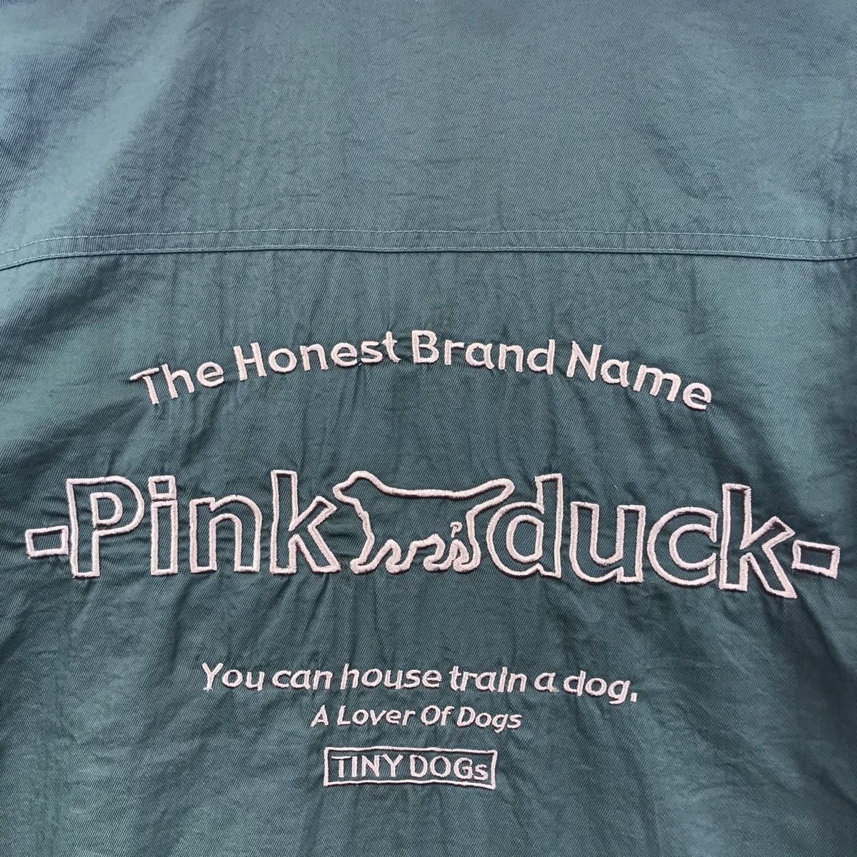 Vintage PINK DUCK COLLECTION Embroidered Bomber Jacket Size US M / EU 48-50 / 2 - 9 Thumbnail