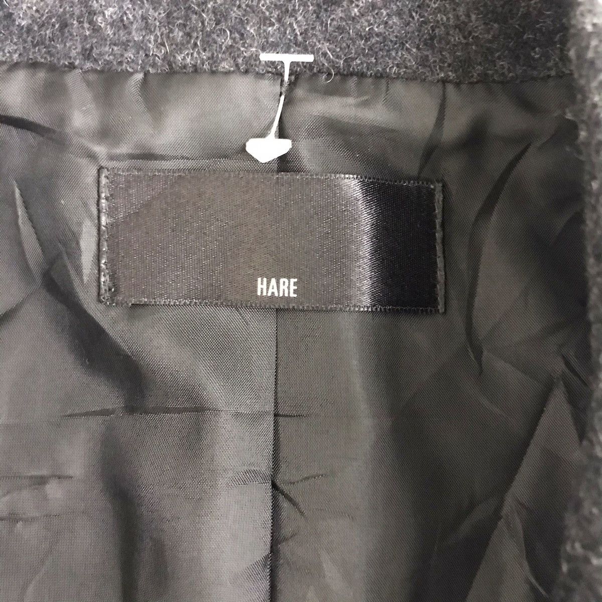 HARE HARE Japanese Brand Black Wool Duffle Coat Jacket Size US S / EU 44-46 / 1 - 3 Thumbnail