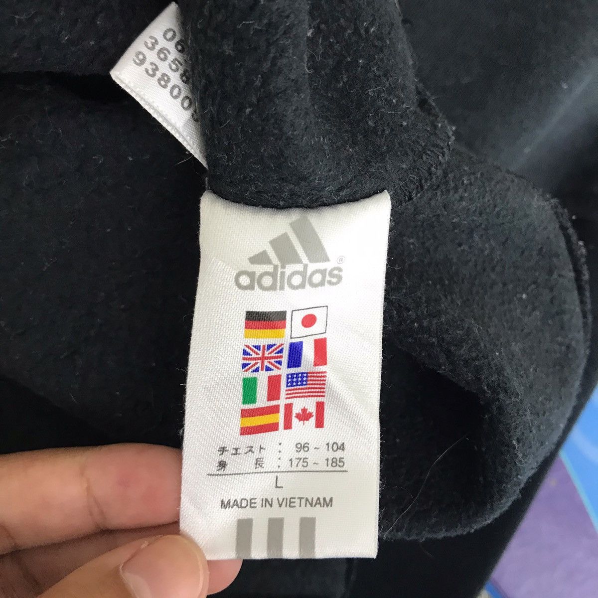 Adidas ADIDAS EQUIPMENT 3 Stripes Half Zipper Black Sweatshirt Size US L / EU 52-54 / 3 - 5 Thumbnail