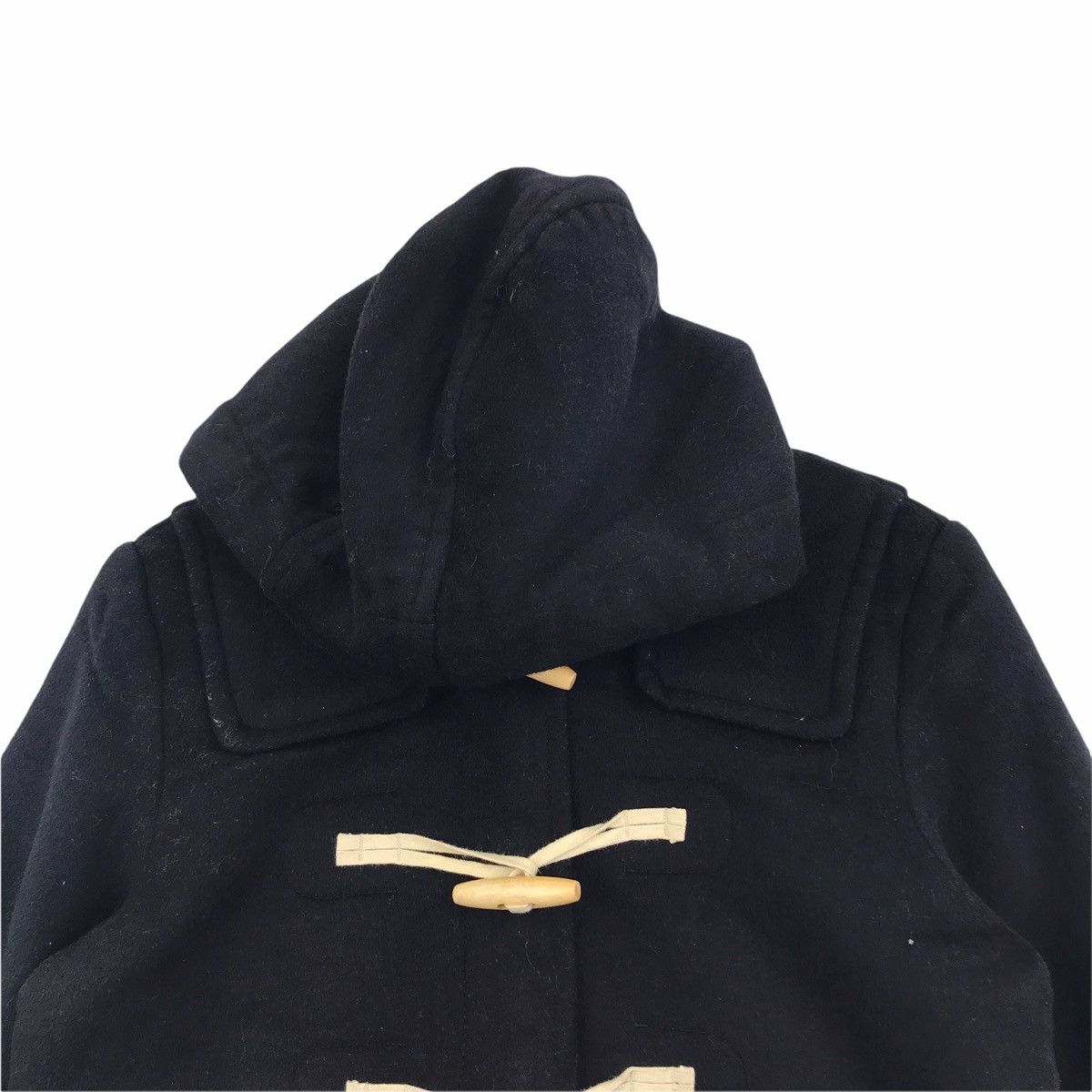 Gap GAP Designer Black Duffle Coat Overcoat Size US M / EU 48-50 / 2 - 2 Thumbnail