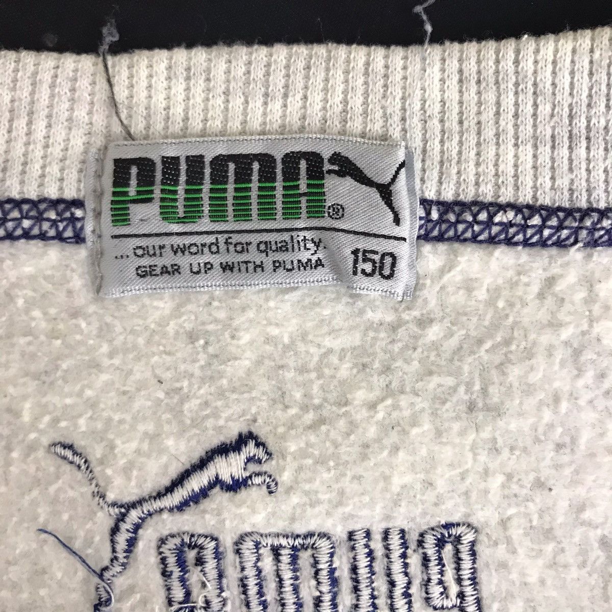 Puma Vintage PUMA SPORT Sportswear Big Logo Sweatshirt Size US M / EU 48-50 / 2 - 4 Thumbnail
