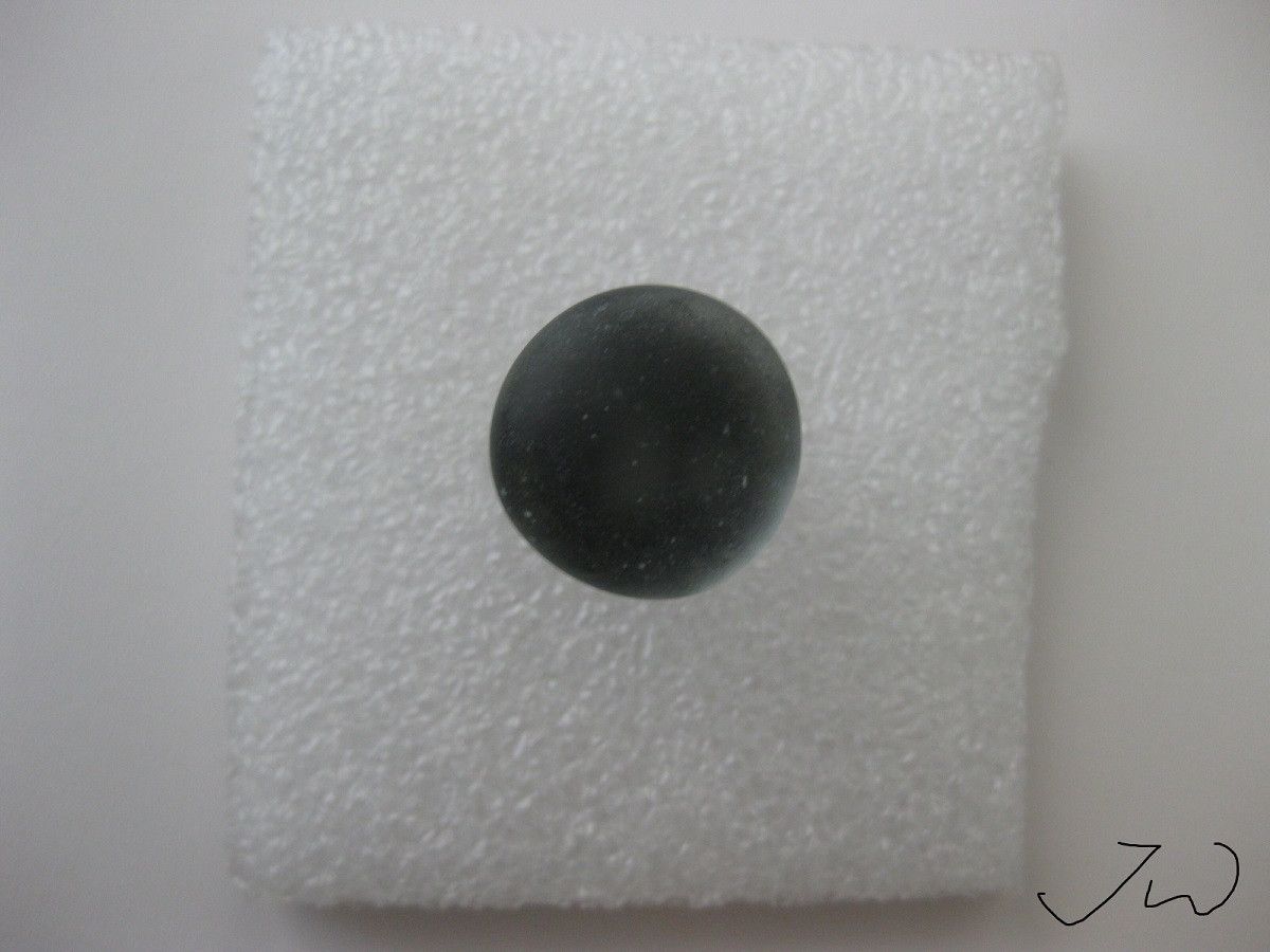 Handmade × Jewelry Black Moon Glass Bronze Ring Size ONE SIZE - 1 Thumbnail