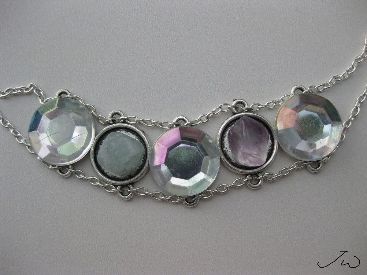 Handmade × Jewelry Gems Chain Bracelet With CZs Size ONE SIZE - 2 Thumbnail