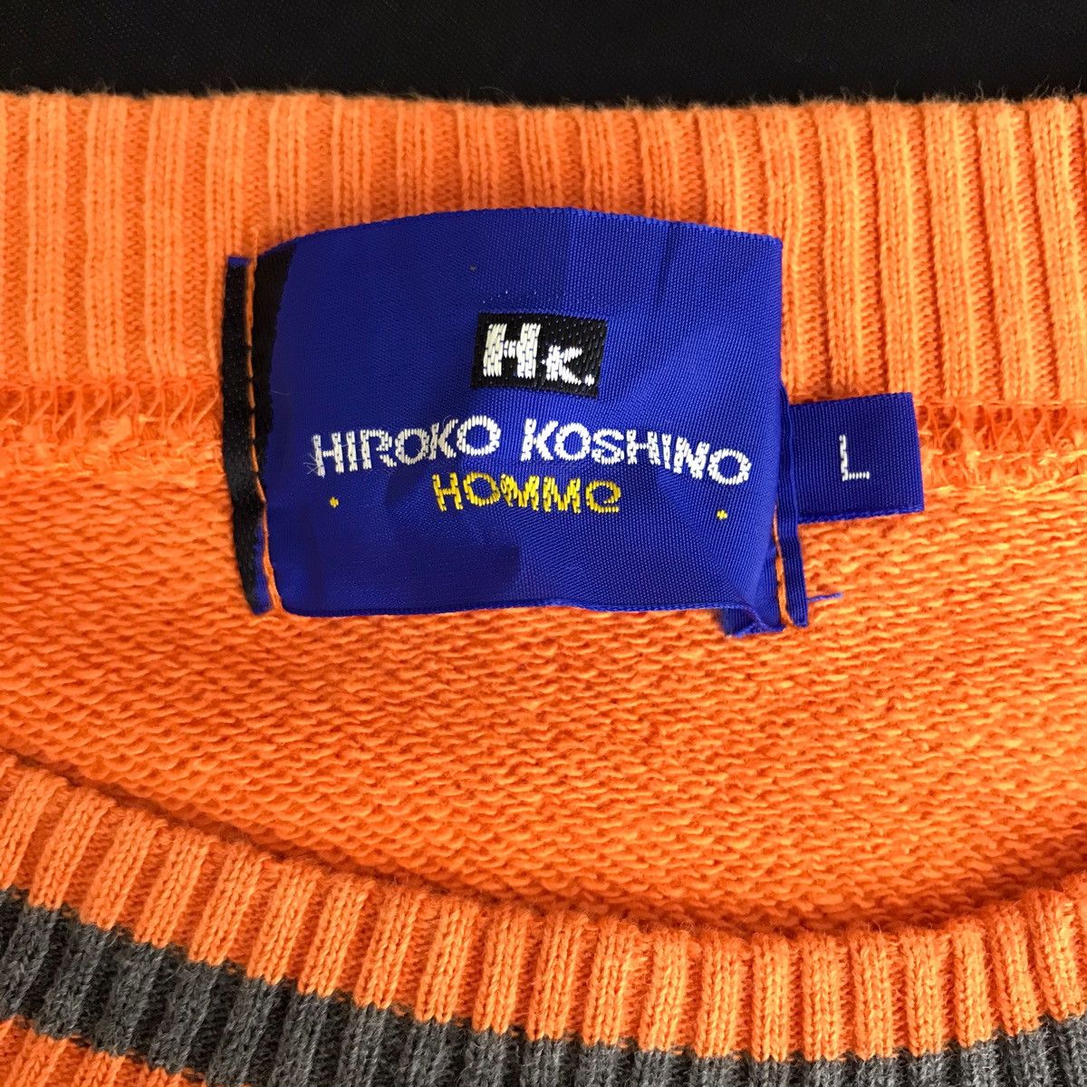 Hiroko Koshino Homme HIROKO KOSHINO HOMME Embroidered Japanese Brand Sweatshirt Size US L / EU 52-54 / 3 - 3 Thumbnail