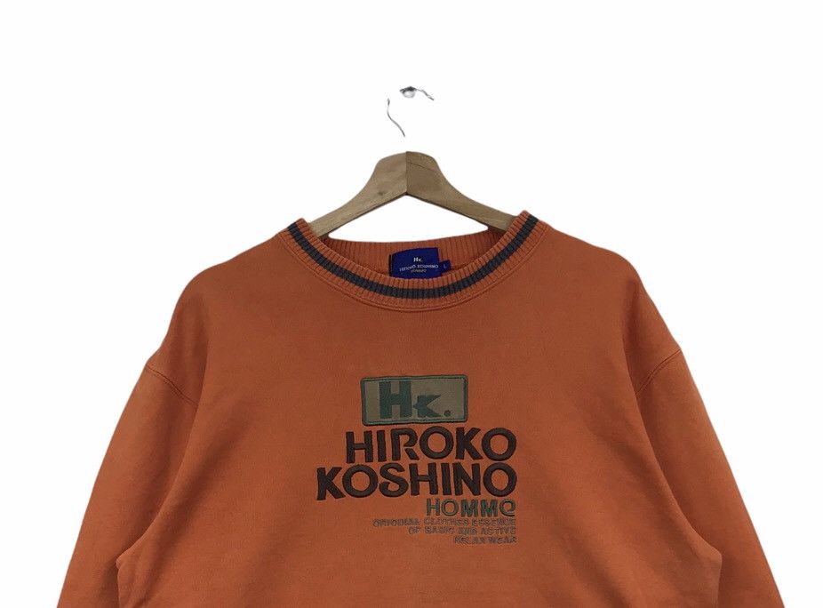 Hiroko Koshino Homme HIROKO KOSHINO HOMME Embroidered Japanese Brand Sweatshirt Size US L / EU 52-54 / 3 - 2 Thumbnail
