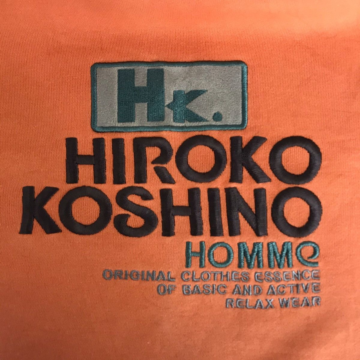 Hiroko Koshino Homme HIROKO KOSHINO HOMME Embroidered Japanese Brand Sweatshirt Size US L / EU 52-54 / 3 - 4 Thumbnail