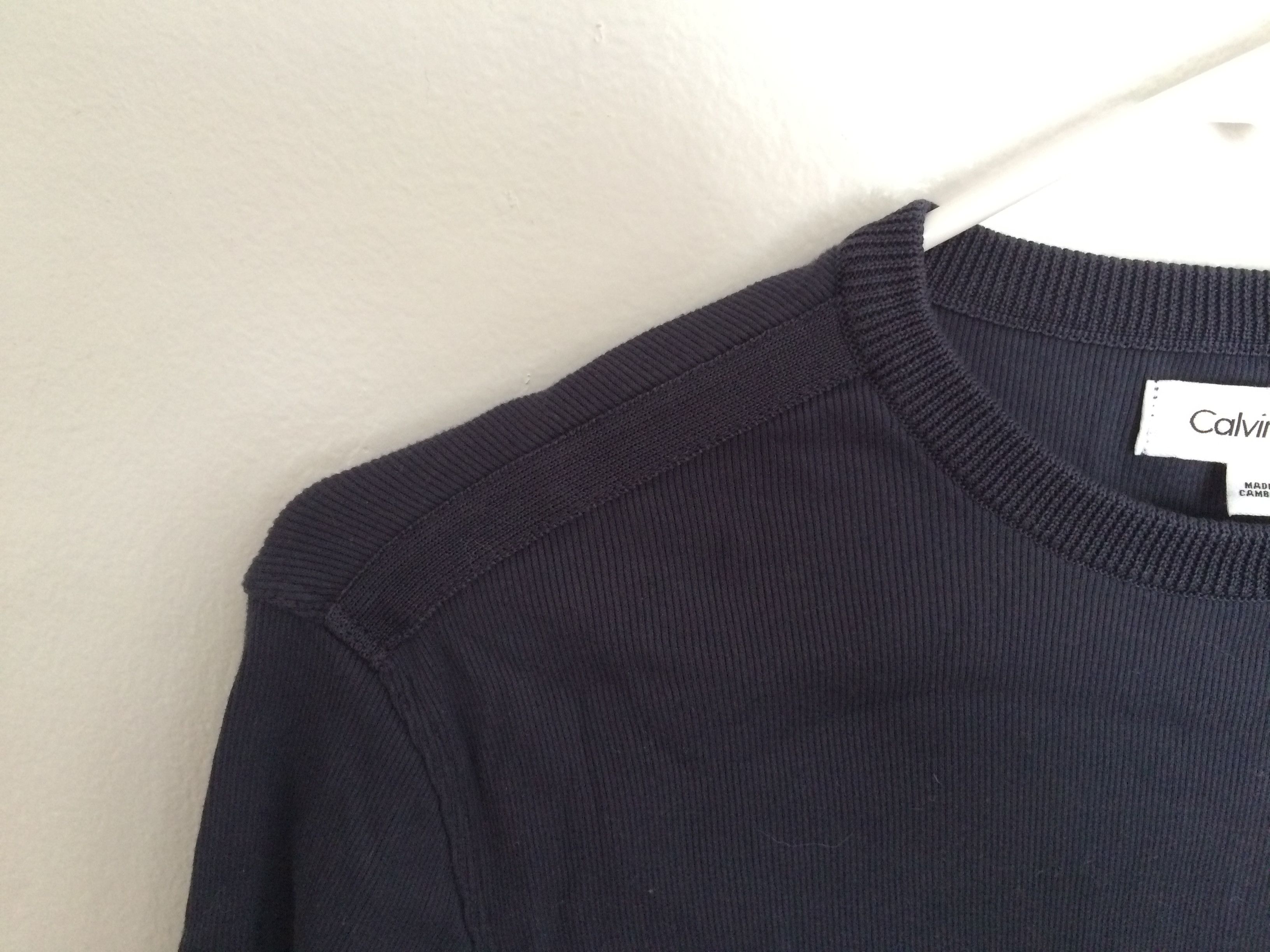 Calvin Klein Calvin Klein Blue Long Sleeve Light Sweater -Size S Size US S / EU 44-46 / 1 - 3 Thumbnail